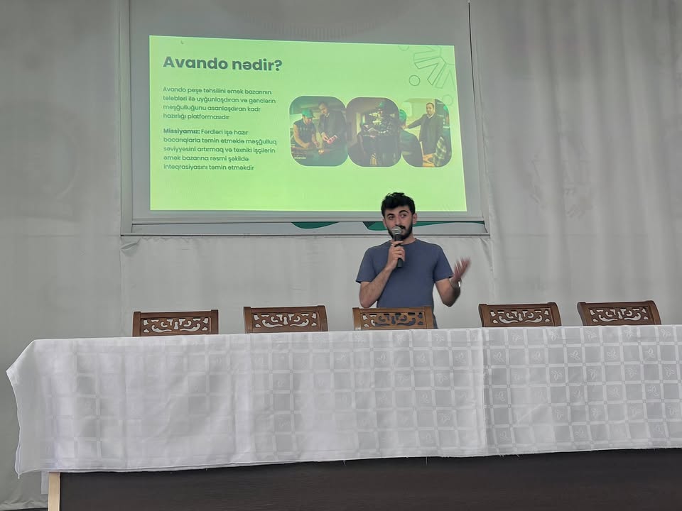 Mərkəzimizin rəsmi tərəfdaşı olan “Avandoco” MMC tərəfindən 